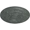 Ekena Millwork Darnay Ceiling Medallion (Fits Canopies up to 7 1/4"), 29 1/4"OD x 2"P, Athenian Green Crackle CM29DAAGC - alternate 4